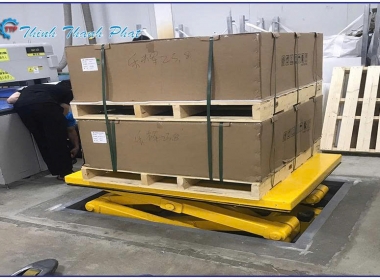 BÀN NÂNG THỦY LỰC 2000kg, CHIỀU CAO NÂNG 1,2m
