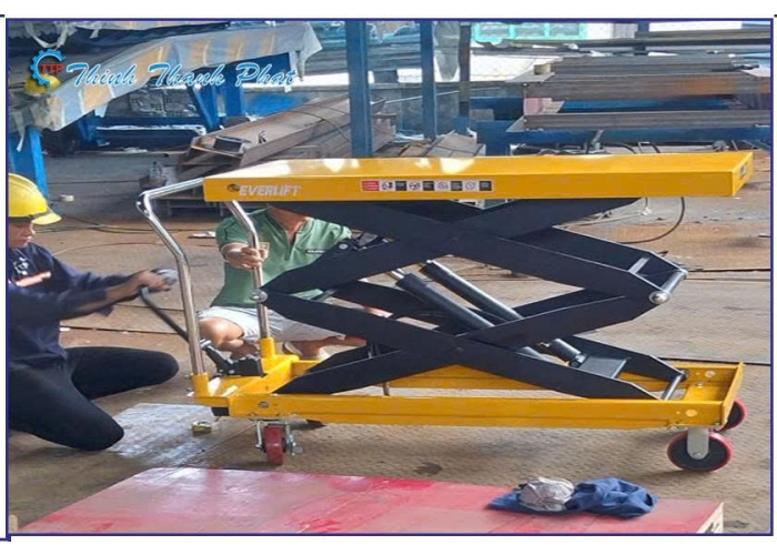 BÀN NÂNG THỦY LỰC 1000KG ĐẨY TAY