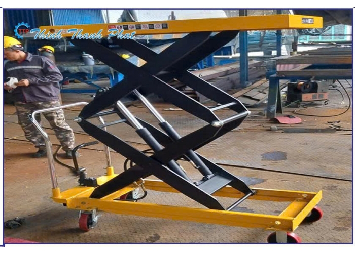 BÀN NÂNG THỦY LỰC 1000KG ĐẨY TAY